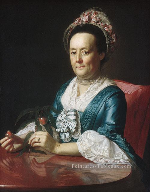 Mme John Winthrop Nouvelle Angleterre Portraiture John Singleton Copley Peintures à l'huile
